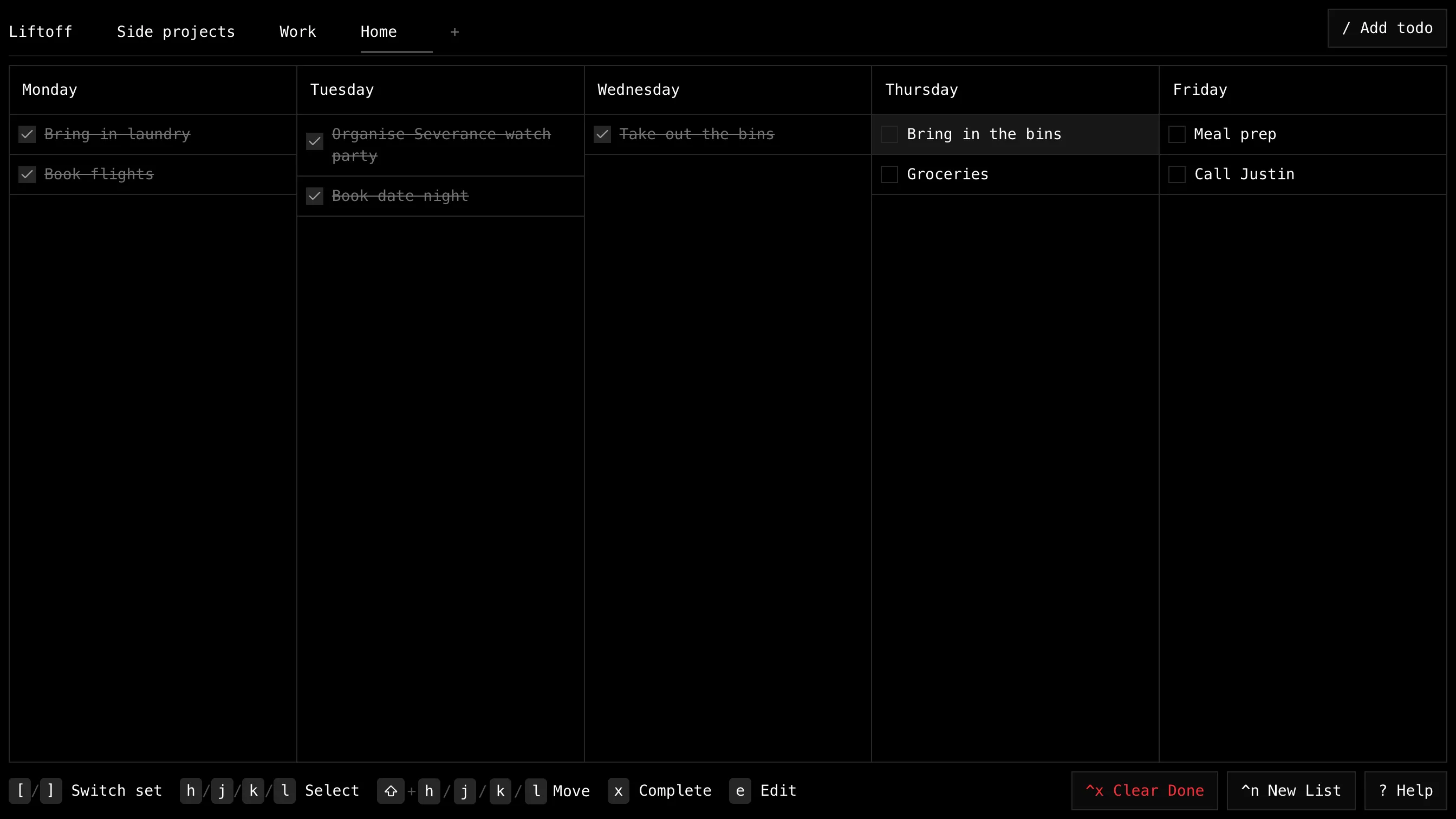 Screenshot of Liftoff dashboard